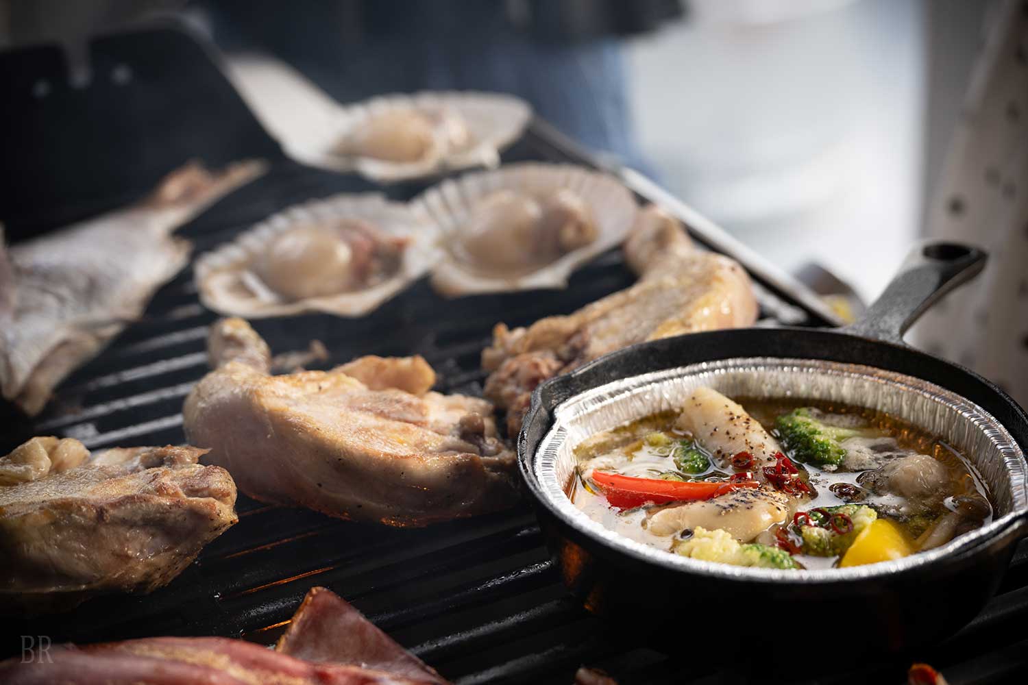 唐戸市場直送の食材をつかった こだわりBBQ