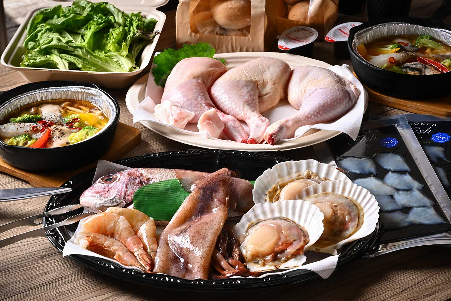 唐戸市場直送の食材をつかった こだわりBBQ